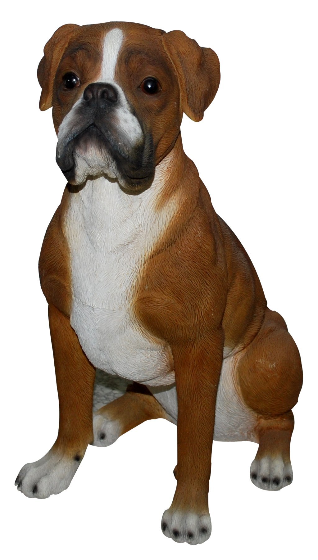 Real Life XL Boxer Dog Garden Ornament (SizeA)