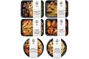 DEN'S HOT DOGS Grumpy Butcher Chef-Crafted Gourmet Meals Sampler: World Flavors, 6-pack (10 – 15 oz each) – Premium Prepared Meals & Entrees