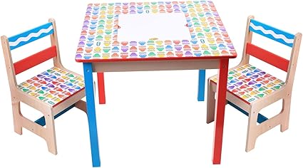 crayola wooden table and chair set