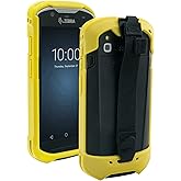 Protective Cover Bumper Case Rugged Boot with Hand Strap for Zebra TC51 TC510K TC52 TC56 TC57 (Yellow)