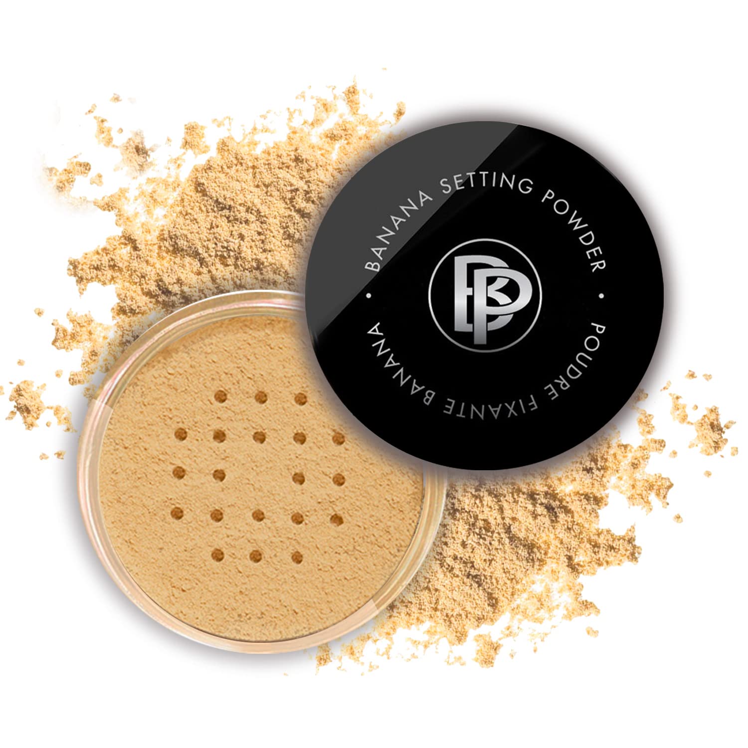 bellapierre Banana Setting Powder | Lightweight Color-Correcting Powder with All Day Makeup Protection | Eliminates Blotchiness and Dark Under-Eye Circles | Matte Tint - 4 Grams - Medium