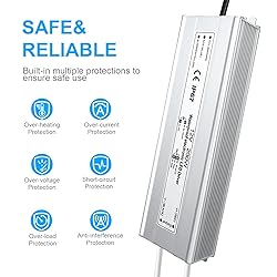 LightingWill LED Driver 200 Watts Waterproof IP67