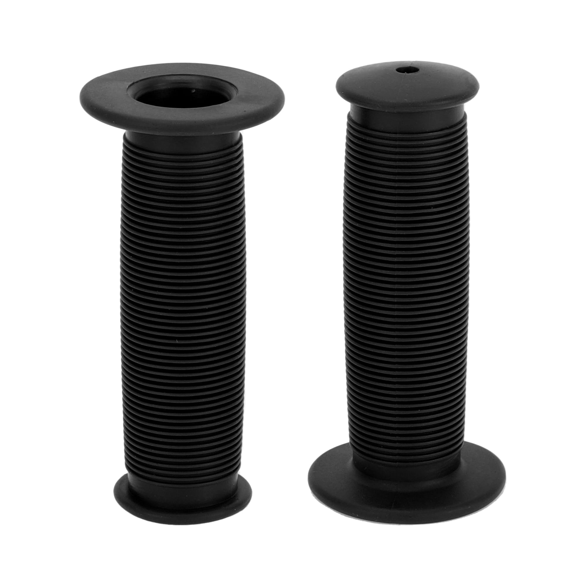 TUCKBOLD Bike Handlebar Grips Covers 100mm Long Lightweight | Bicycle End Grips Protector Black 1 Pair