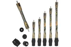 Bow Stabilizer for Compound Bow, Stabilizer Kit, 6" 8" 10" 12" 15", Archery Balance Rod,3K Carbon Fibre,Damping System and Sh