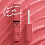 NYX Butter Gloss Sorbet Lip Gloss, Silky Glossy Lip Color view 2