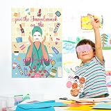 TOYMIS 38pcs Spa Party Games Pin Face Mask Sticker Set Kids Birthday Makeup view 6