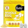 Healthier Comforts Whole Egg Powder | Pure Dried Whole Eggs | Pasteurized, Ready to Eat | Gluten Free, Made in USA | Perfect for Baking, Camping, Hiking, Shelf Stable Meal Preparation (21 oz)