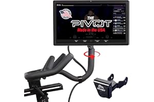 The Pivot for Peloton Bike Screens, Made in USA - 360 Degree of Movement Adjuster | Easily Adjust & Rotate Your Peloton Monitor | Peloton Accessories by TFD