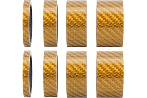 Bike Carbon Fiber Headset Spacer, 2 Set Carbon Fiber 5/10/15/20mm Bicycle Headset Front Fork Spacer Stem Bike Washer for Moun