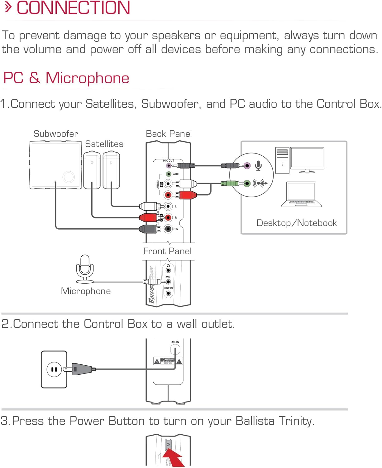 ballista trinity speakers