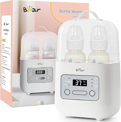 Bar Bear Bottle Warmer Double Sterilizer with LCD Temp Control