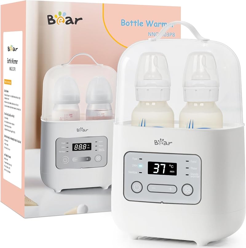 Bar Bear Bottle Warmer Double Sterilizer with LCD Temp Control