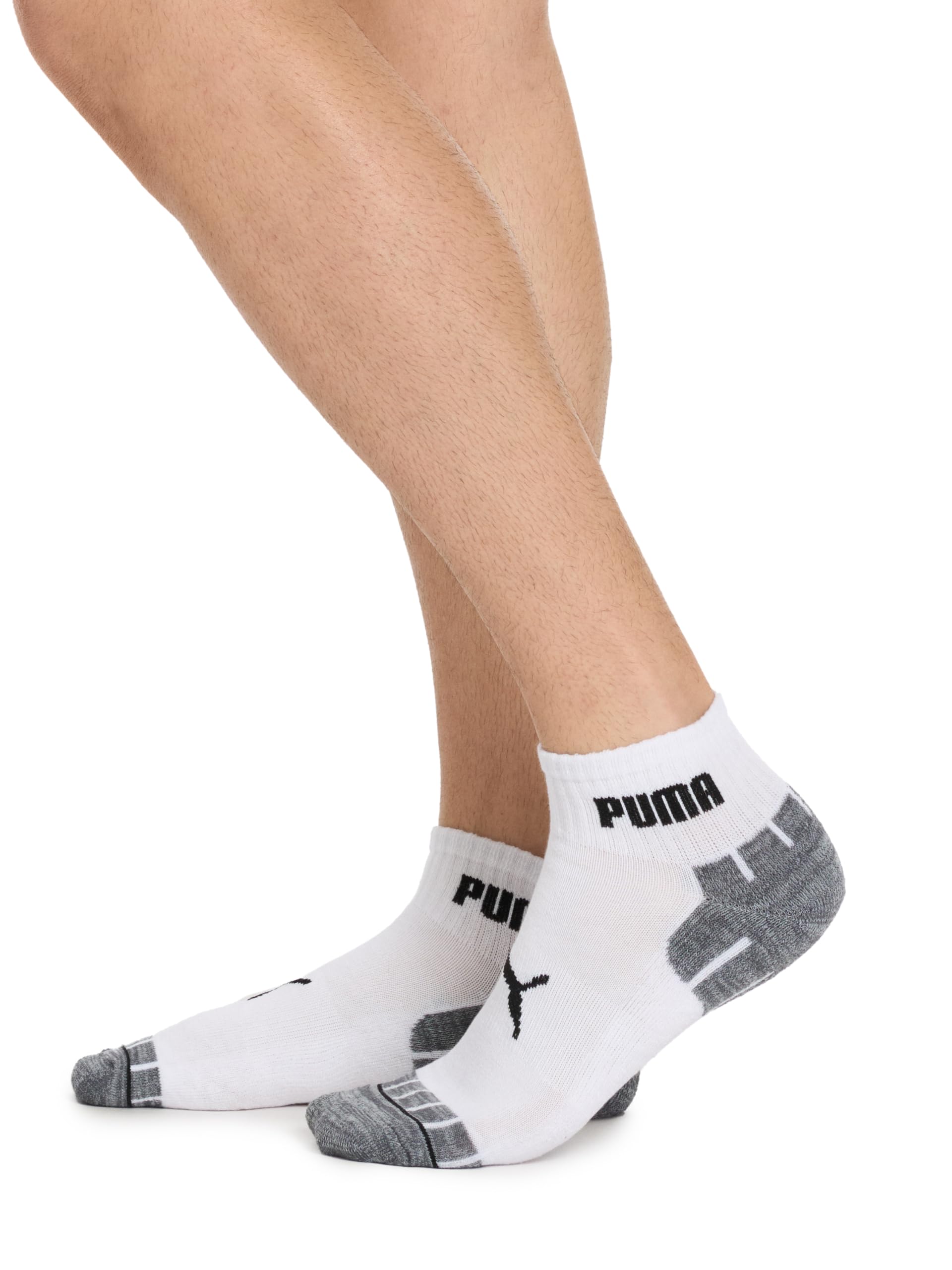 PUMA mens Quarter Crew Socks (8-Pack)