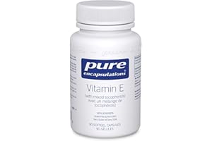 Pure Encapsulations - Vitamin E (with Mixed Tocopherols) - Supplement for Antioxidant Support - 90 Softgel Capsules