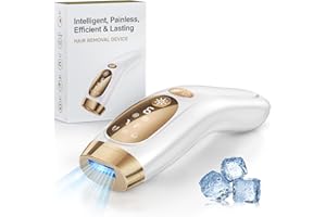 UENMOON Laser Hair Removal for Women and Men - IPL Hair Removal with Ice-Cooling System for Painless & Long-Lasting Result, Whole Body Hair Removal