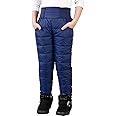 UGREVZ Girls Boys Snow Pants 2-9 Years old Thick Winter Warm Pants Girl Activewear Clothes