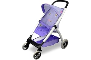 ANIVIA Baby Doll Stroller for 18 inches American Girl Dolls with Multi Function. (DA422-PURPLE)…