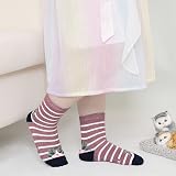PutuO Kids Socks Animal Cartoon 5 Pairs Cotton Ankle {Age 8-11} view 3
