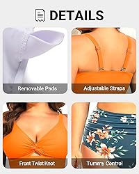 Daci Plus Size Two Piece Swimsuits - Women High