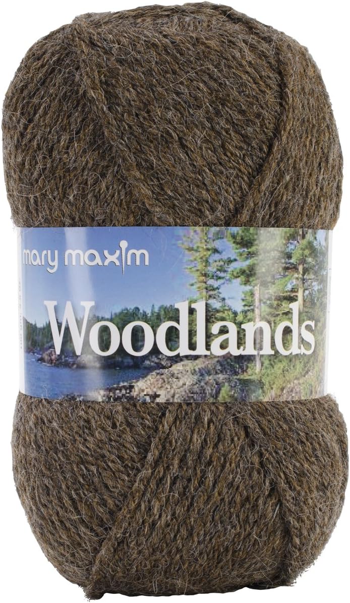 Mary Maxim Woodlands Yarn, Brown Heather Amazon.ca Home & Kitchen