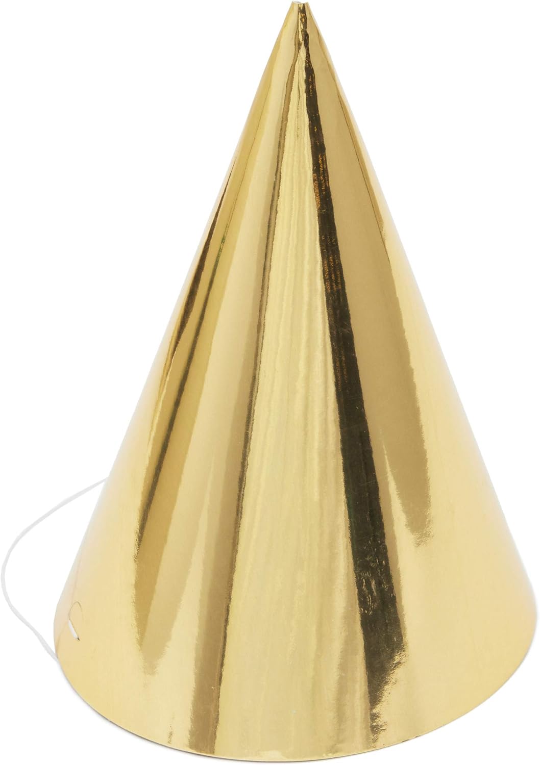 Cone Party Hats, Metallic Foil (4.8 x 6.8 in, 50-Pack): Health & Personal Care