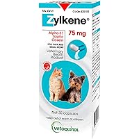 Vetoquinol Zylkene – Veterinary Health Product - Calm and Relaxed Behaviour in Pets During Stressful Events - 75 mg - Cats an