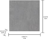 FloorPops FP3326 Tundra Peel & Stick Vinyl Floor Tiles Gray 12x12 Inch 10 Pack view 8
