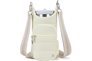 Telena Crossbody Bags for Women Water Bottle Holder with Strap for Walking, Hiking, Cycling