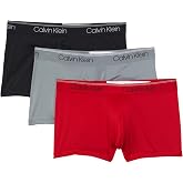 Calvin Klein Men's Underwear Microfiber Stretch 3 Pack Trunk