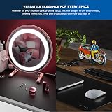 DesireTech Reversible Desk Mat Medium 40x80cm Dual-Sided Waterproof Faux view 7