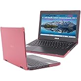 mCover Case Only Compatible for 2024~2026 11.6" ASUS Chromebook CR11 (CR1104CGA or CR1104CTA) Series Laptop Computers (NOT Fitting Any Other ASUS Models)- Pink