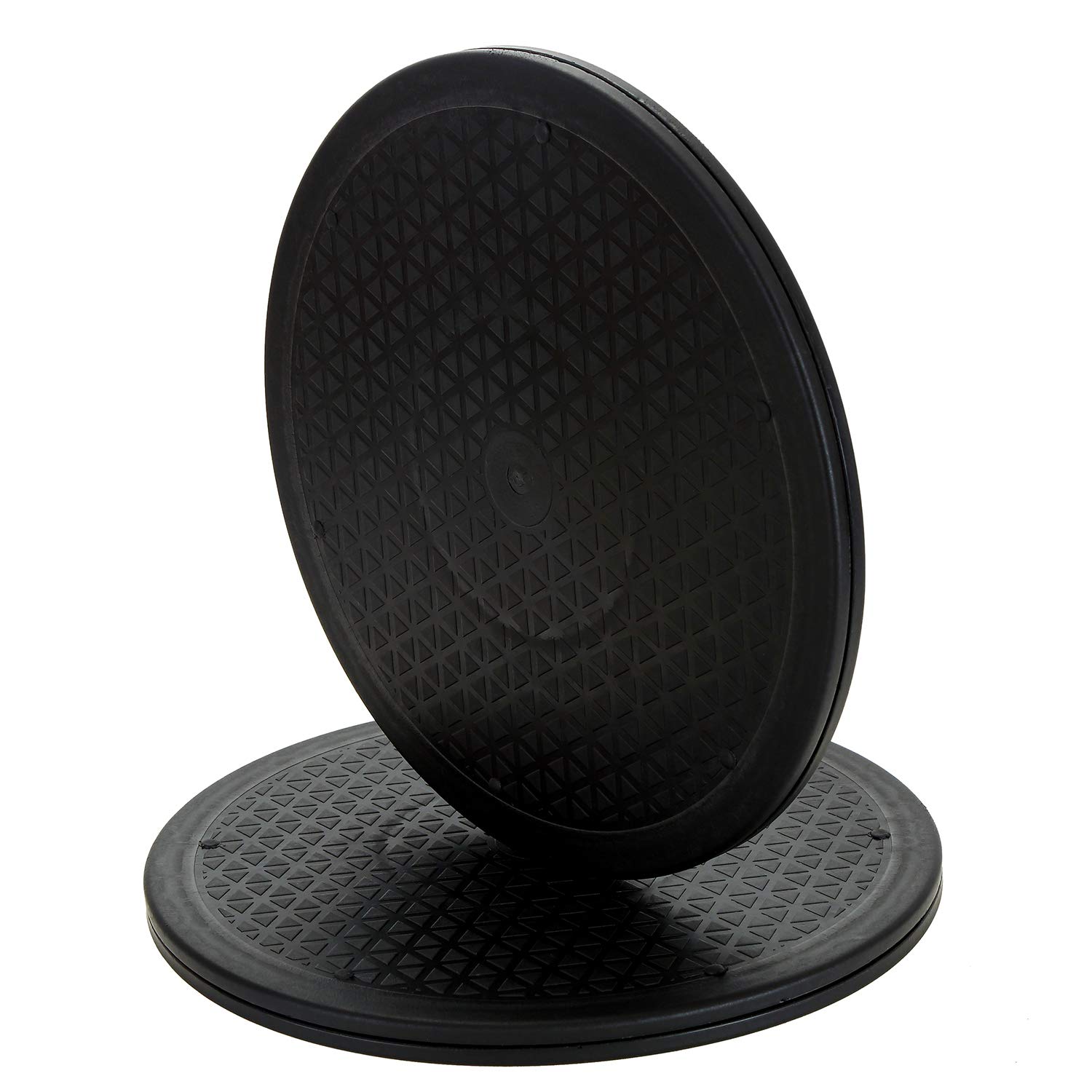 Photo 1 of Lawei 2 Pack 12 inch Heavy Duty Rotating Swivel Stand with Steel Ball Bearings - Lazy Susan Turntable for Flat Panel Monitors, TV's, Potted Plants, Stereo Speakers