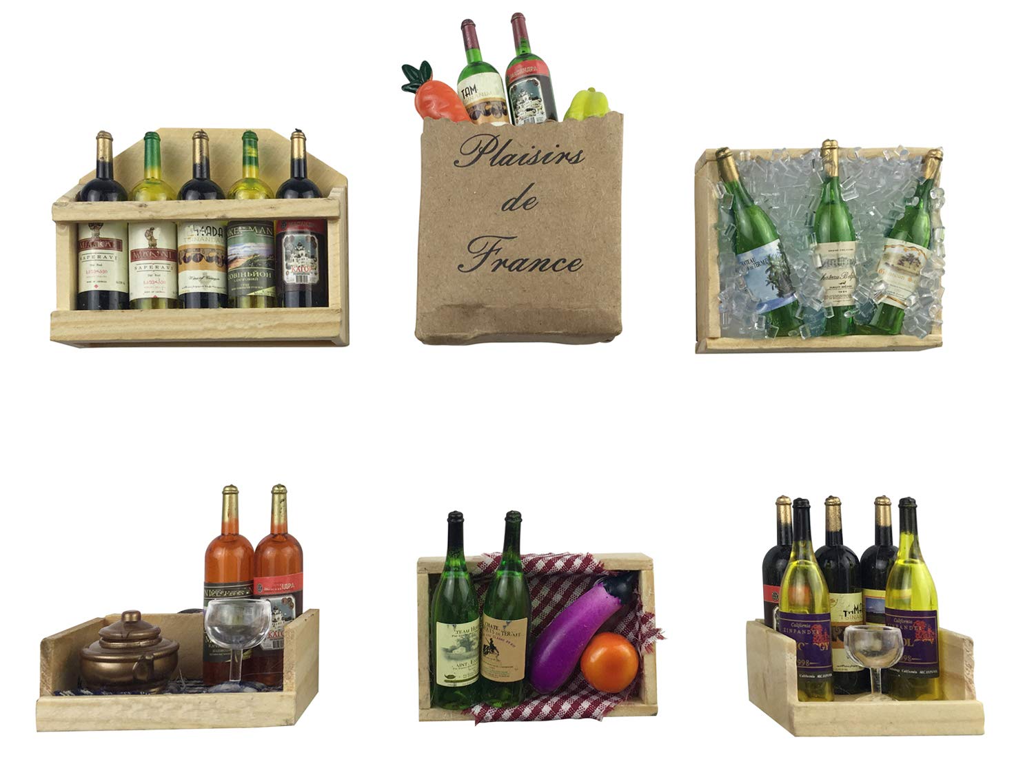 Fridge Wine Bottles Series Refrigerator of 6, Door