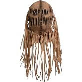 Masfrida Halloween Scary Scarecrow Mask Fullhead Horror Halloween Mask Cosplay Gift Props Outdoor Decoration