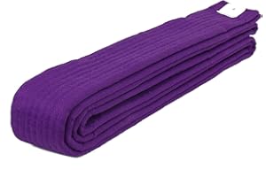 AAMA Plain Color Belt for Martial Arts - Taekwondo Karate Judo Aikido