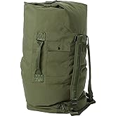 Military Outdoor Clothing Previously Issued Government Olive Drab Cordura 2 Strap Duffle Bag
