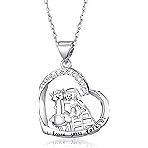 HELORET Animal Necklace Cat/Fox/Otter/Sloth/Cow/Highland Cow/Koala Necklace Cute Animal Jewelry Gifts for Women