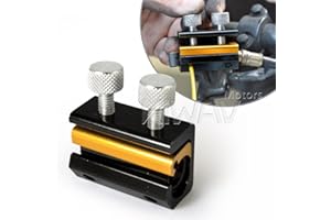 KiWAV Cable Lubricator Lubricant Luber Lube Oiler Tool Twin Clamp for Motorcycle ATV Dirt-Bike Scooter Bike Snow-Blower Toro-Zero-Turn Snow-Mobile Lawn-Mower Lawn-Tractor Four-Wheeler