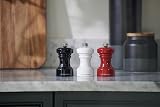 Cole & Mason Hoxton Red Gloss Salt Mill 10cm Beech Wood Ceramic Grinder view 9