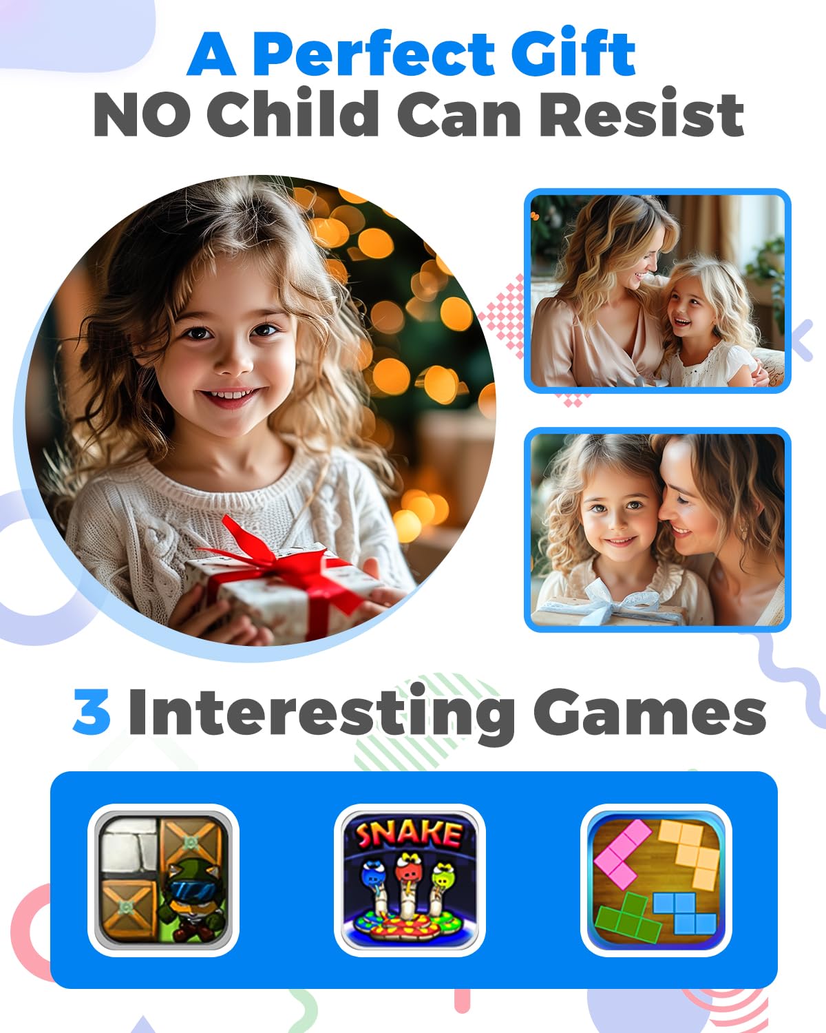 YTETCN Instant Print Camera for Kids 3-12 Years, Kids Camera with 32G SD Card & 300 Photos Paper, 48MP Photo 1080P Video, Christmas Birthday Gifts for Girls Boys Toddler