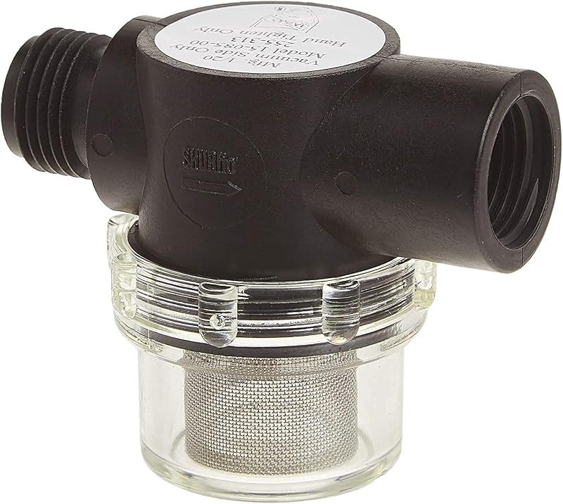 Shurflo 255-213 Inline Strainer 1/2 MNPT x FNPT for 2088 Pumps