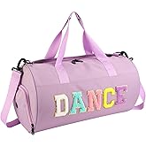 Dance Ballet Bag for Women Big Size Sport Gym Duffle Bags for Dancers,Teens,Student Athletes (Purple)