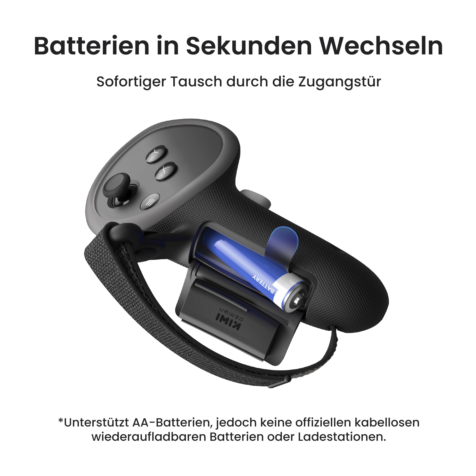 KIWI design G4 Pro Controller Griffe Kompatibel mit Meta Quest 3/3S 4