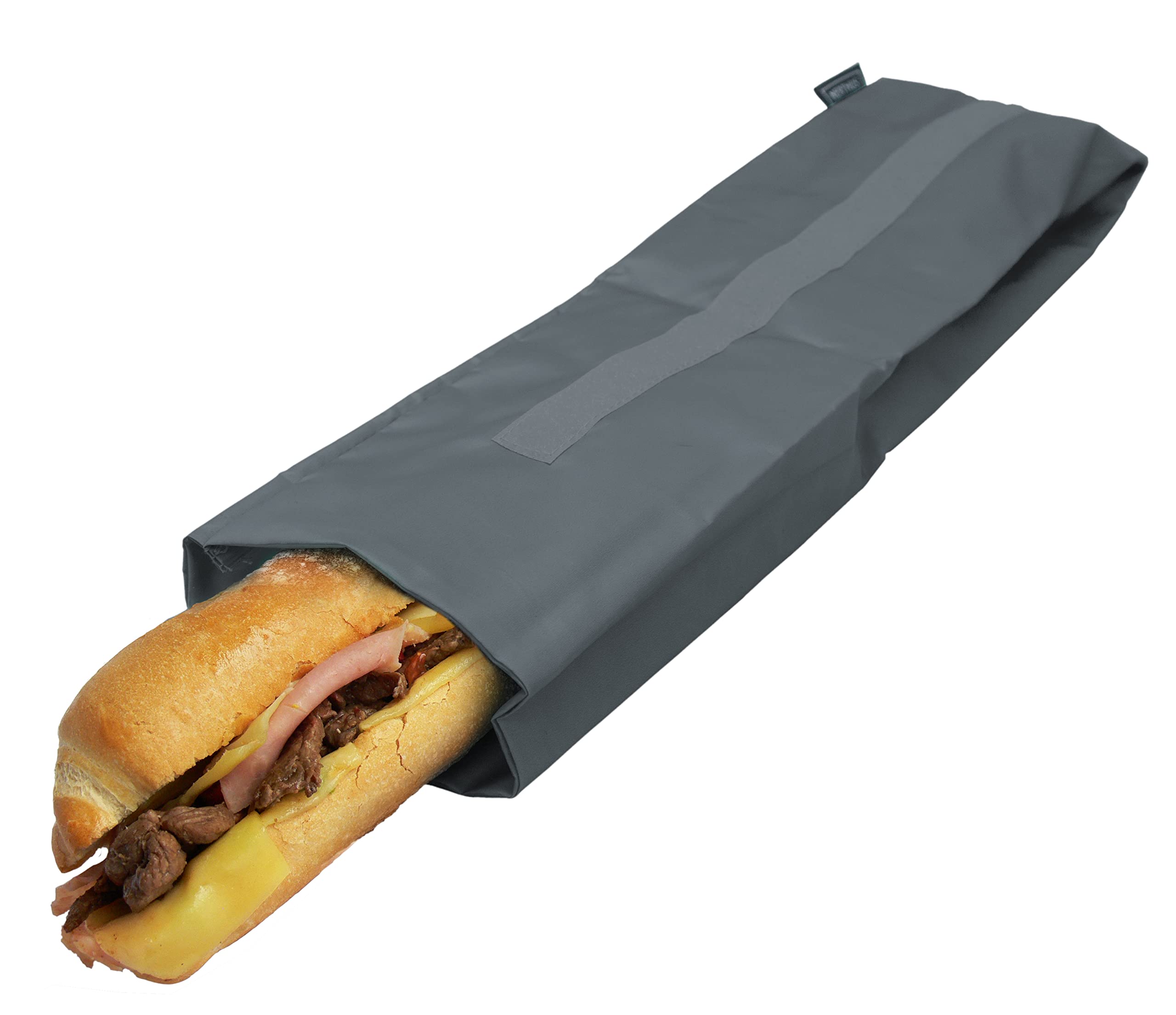 NERTHUS FIH 874 Snack Bag XL Reusable Eco Black, Adaptive, Easy to Clean and Washing Machine Safe