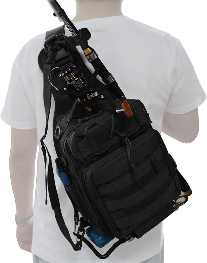 Fishing Tackle Backpack Outdoor Large Fishing Tackle Storage Gear Bag