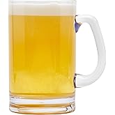 G.E.T. SW-1464-CL-EC BPA-Free Break-Resistant Plastic Handled Beer Mugs, 20 Ounce, Clear (Set of 4)