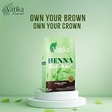 Vatika Naturals Henna Natural Brown Hair Colour 60g 6 x 10g Sachets view 2