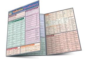 Hebrew Vocabulary: QuickStudy Laminated Reference Guide