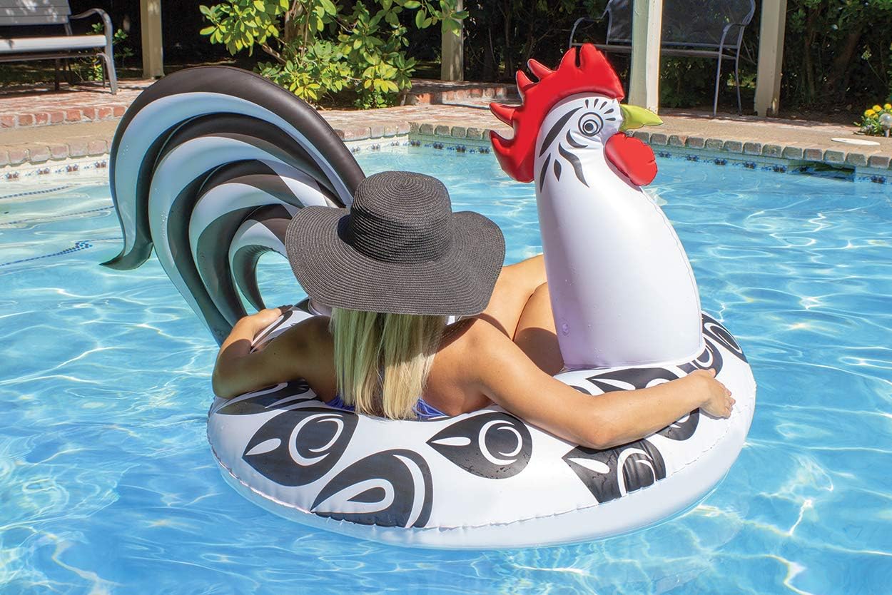rooster pool float