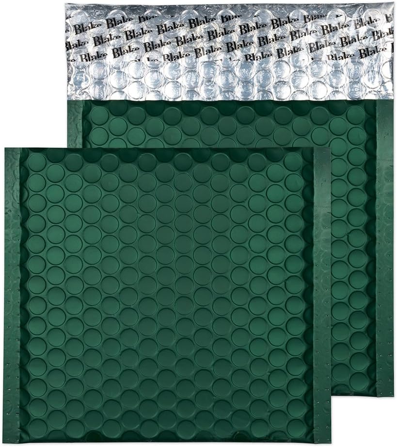 Blake Purely Packaging CD 165 x 165 mm Matt Metallic Padded Bubble Envelopes Peel and Seal (MTBRG165) British Racing Green